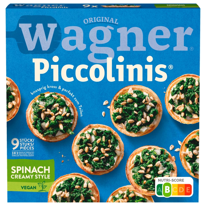 Original Wagner Piccolinis Spinach Creamy Style vegan 270g